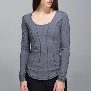 Lululemon between the lines striped LS